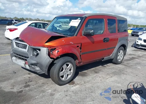 2004 Honda Element Ex from USA, damaged, VIN 5J6YH28524L003326